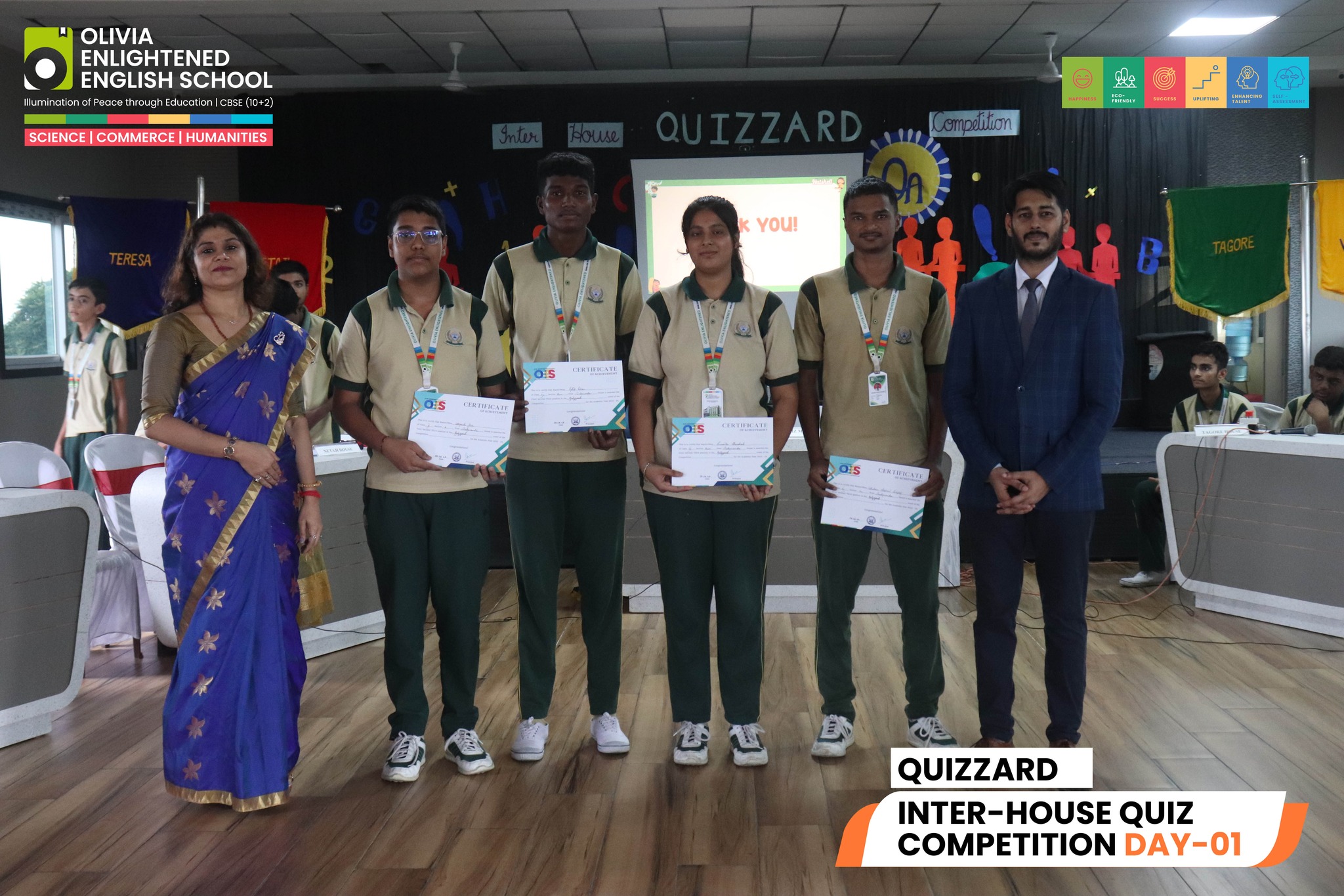 Quizzard- Inter-House Competition Classes VI to XII